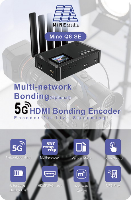 Mine Q8 SE 5G Live Bonding Encoder